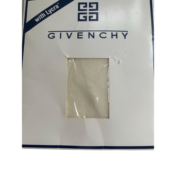 GIVENCHY Body Gleamers Superbe Avantige Ivory Control Top Pantyhose Size B NWT - Picture 2 of 7